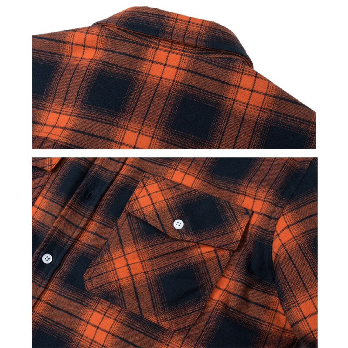 Men’s Fleece-Lined Plaid Shirt Jacket | Durable Polyester | Cozy Warmth & Casual Style