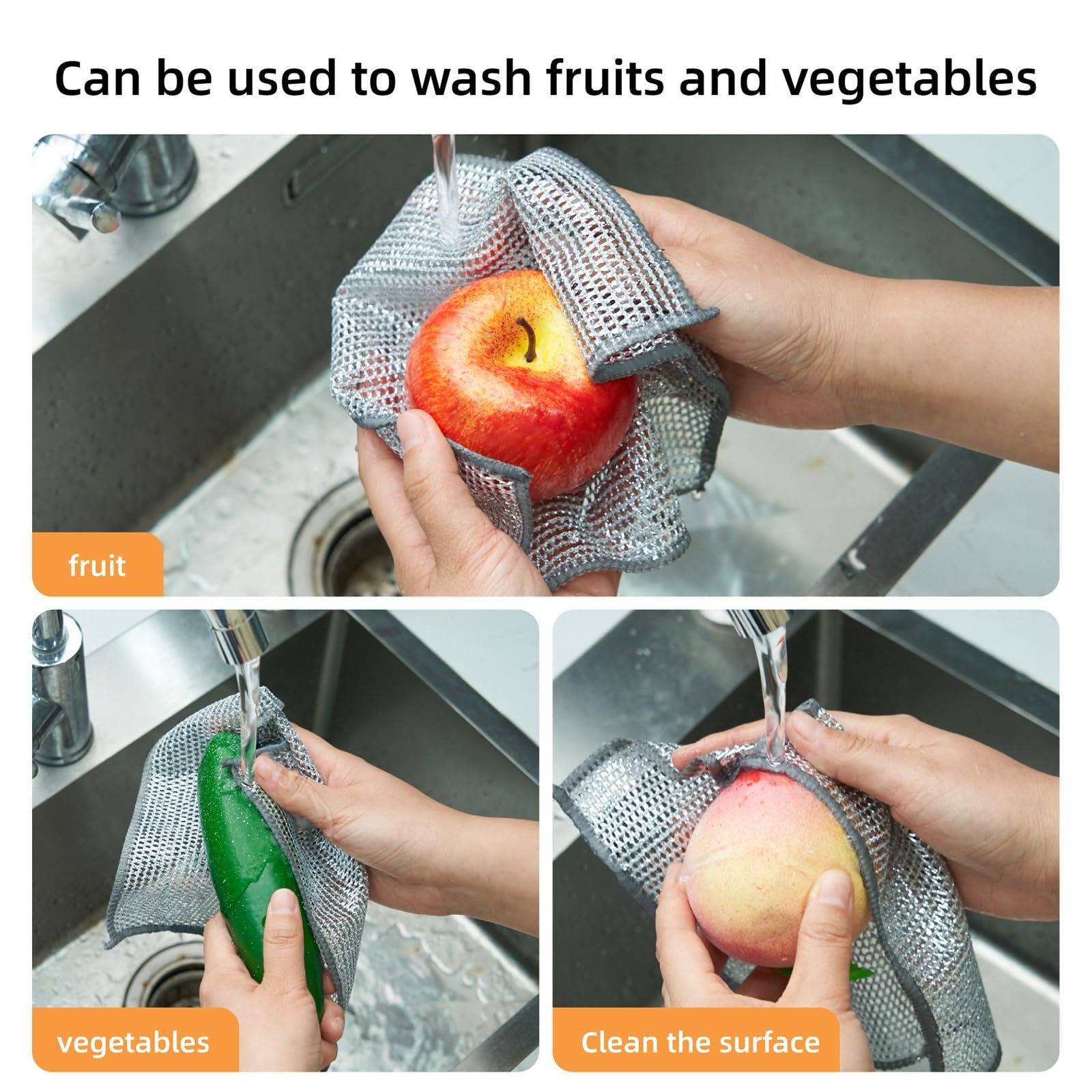 20 Pack of Scratch-Free Cleaning Cloths
