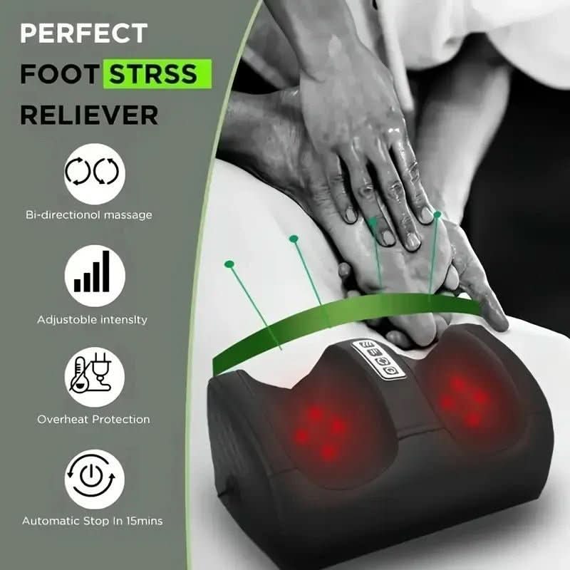 Relaxation Haven Foot Massager with Heat and 12 Massage Nodes