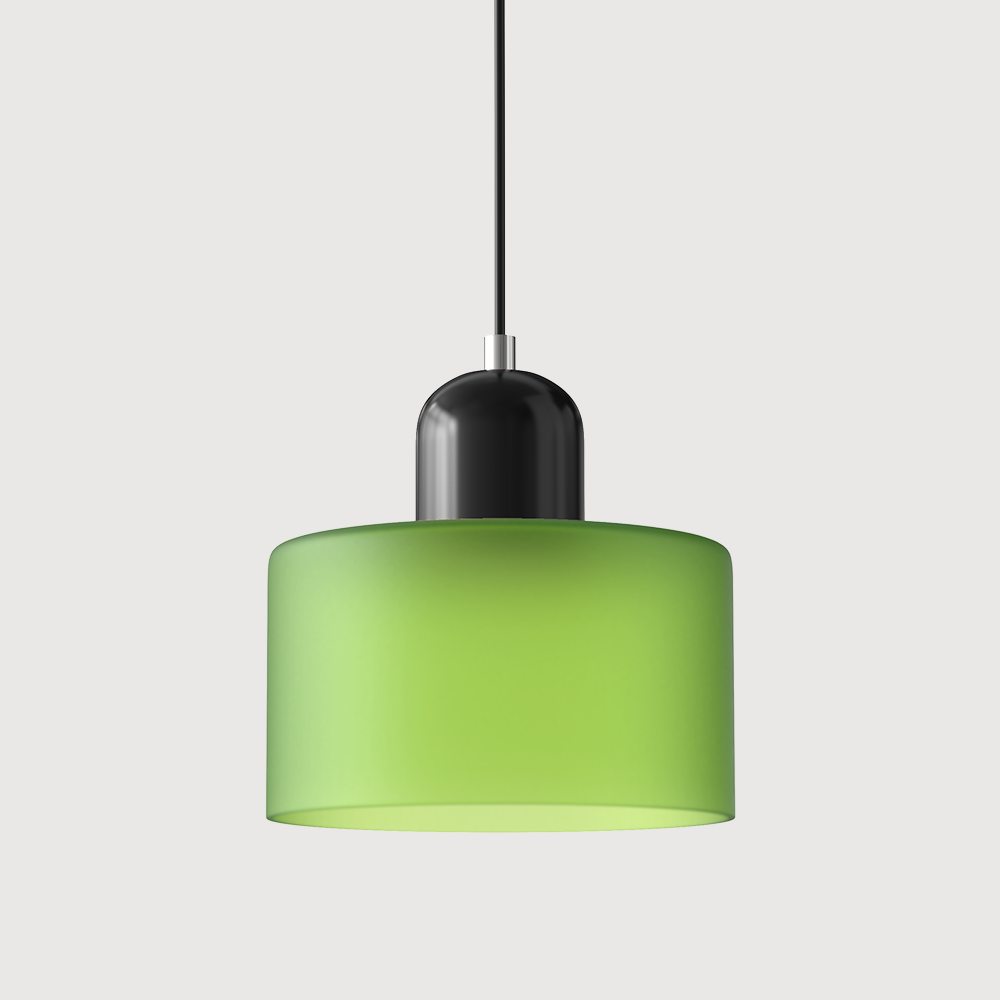 Pendant Light | Bauhaus-Inspired Glass Shade | Adjustable Hanging Length | Easy Assembly