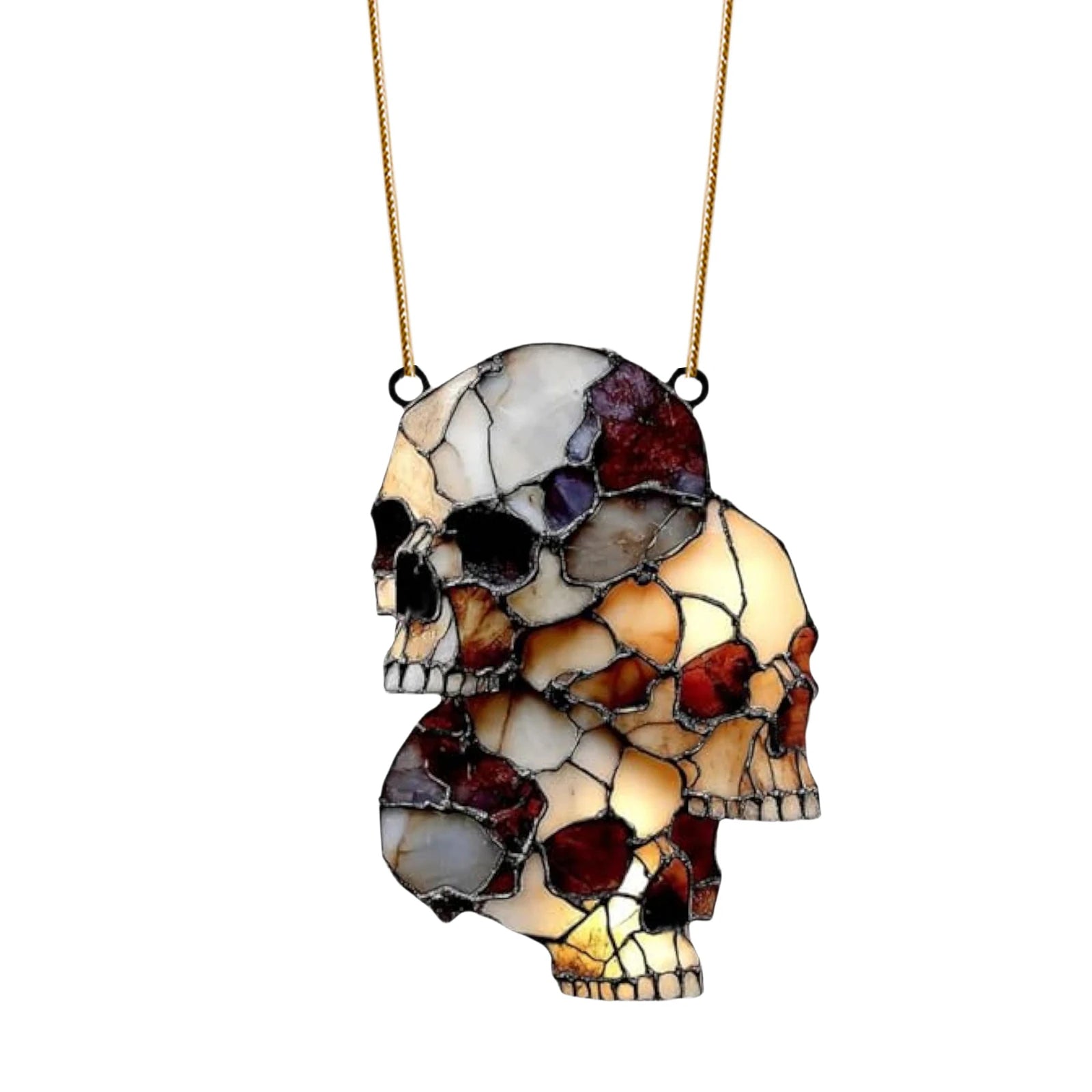 Skull Decoration for Halloween - Hanging Skeleton Head