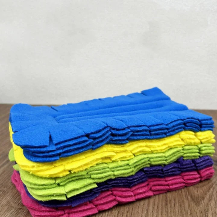 Set of 5 Microfiber Cleaning Pads for Dust, Hair, and Dirt Removal