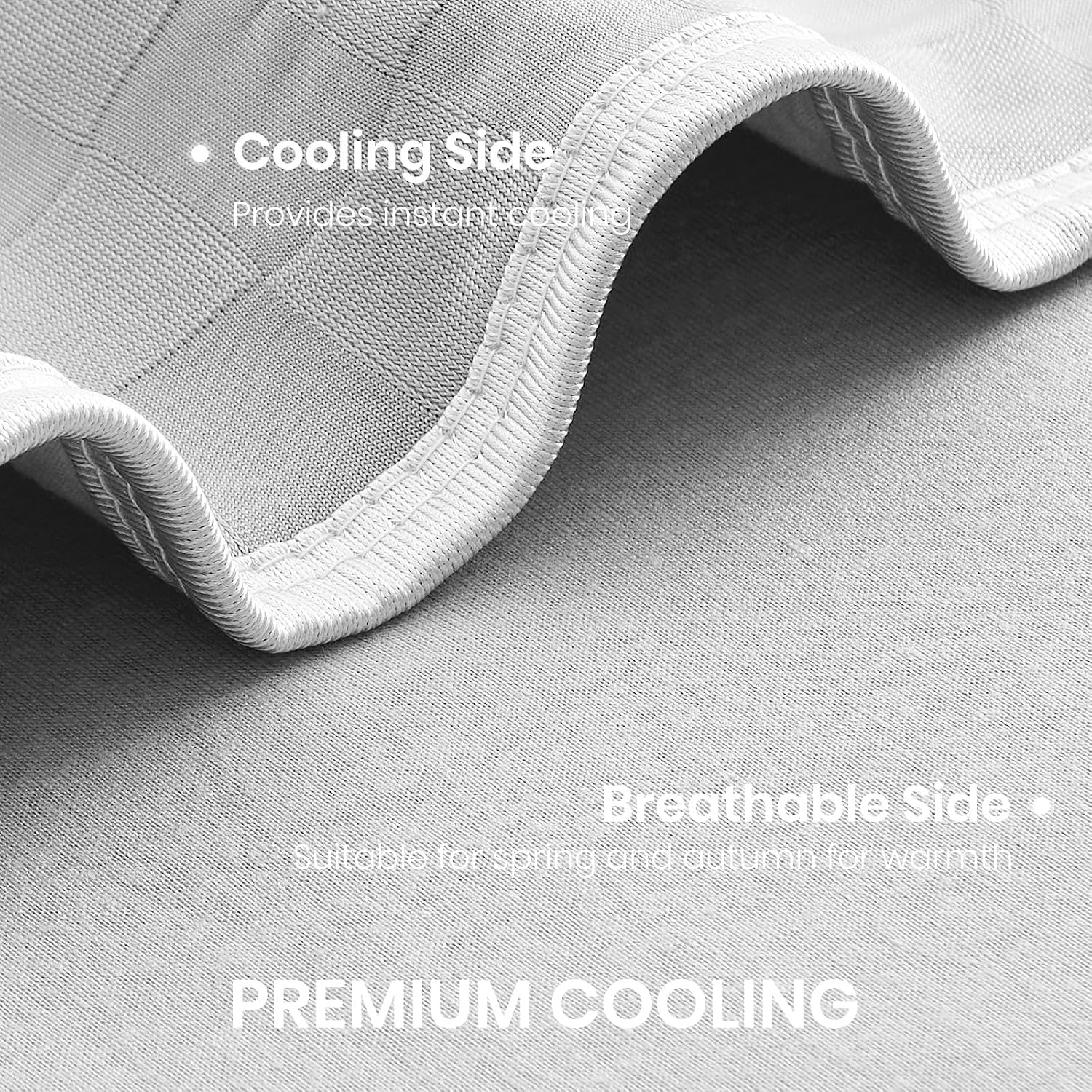 Cooling Blanket with Arc-Chill Fabric Technology for Hot Sleepers - Soft & Lightweight