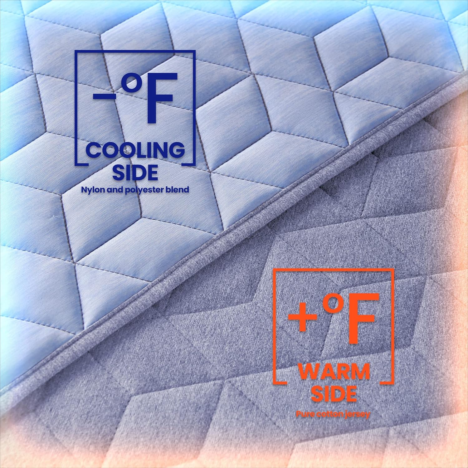 Lightweight Dual-Sided Cooling Blanket - Breathable Throw for Hot Sleepers