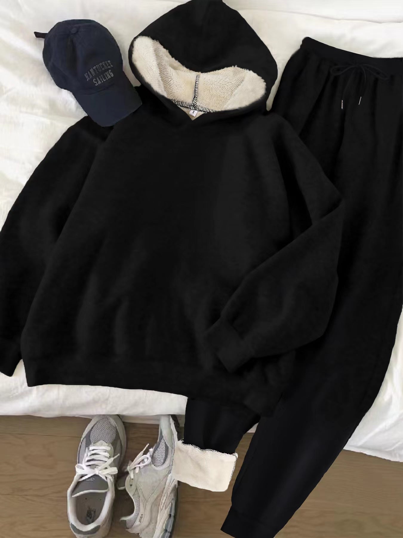 Women's Hoodie Set | Soft Plush | Cozy Warm Comfort | Polyester