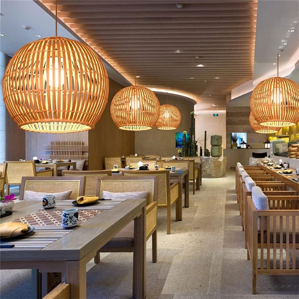 Solena — Handwoven Bamboo Chandelier with Adjustable Cord