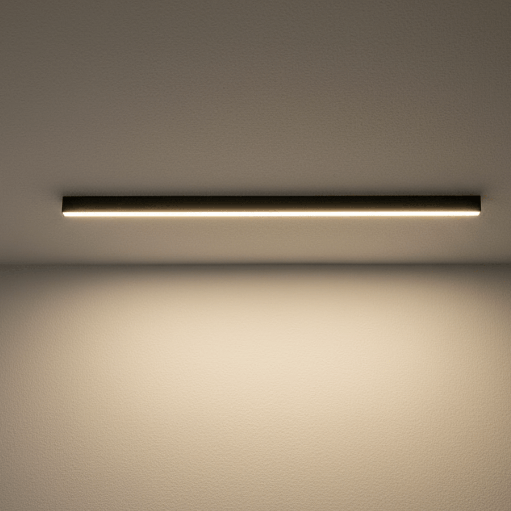 BrilliantGlow LED Ceiling Fixture - Sleek Scandinavian Style