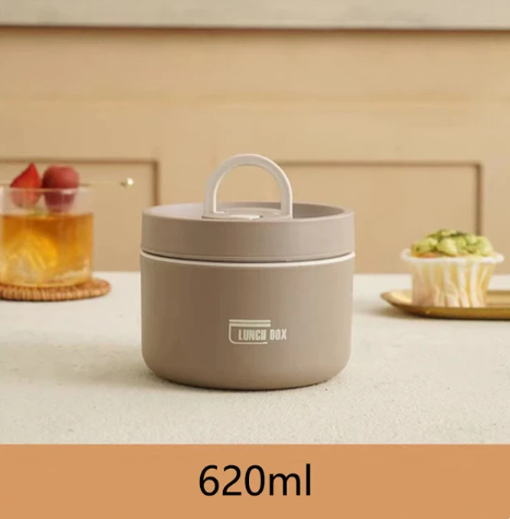 Nivaro — Insulated Stainless Steel Lunchbox with Leak-Proof Bag