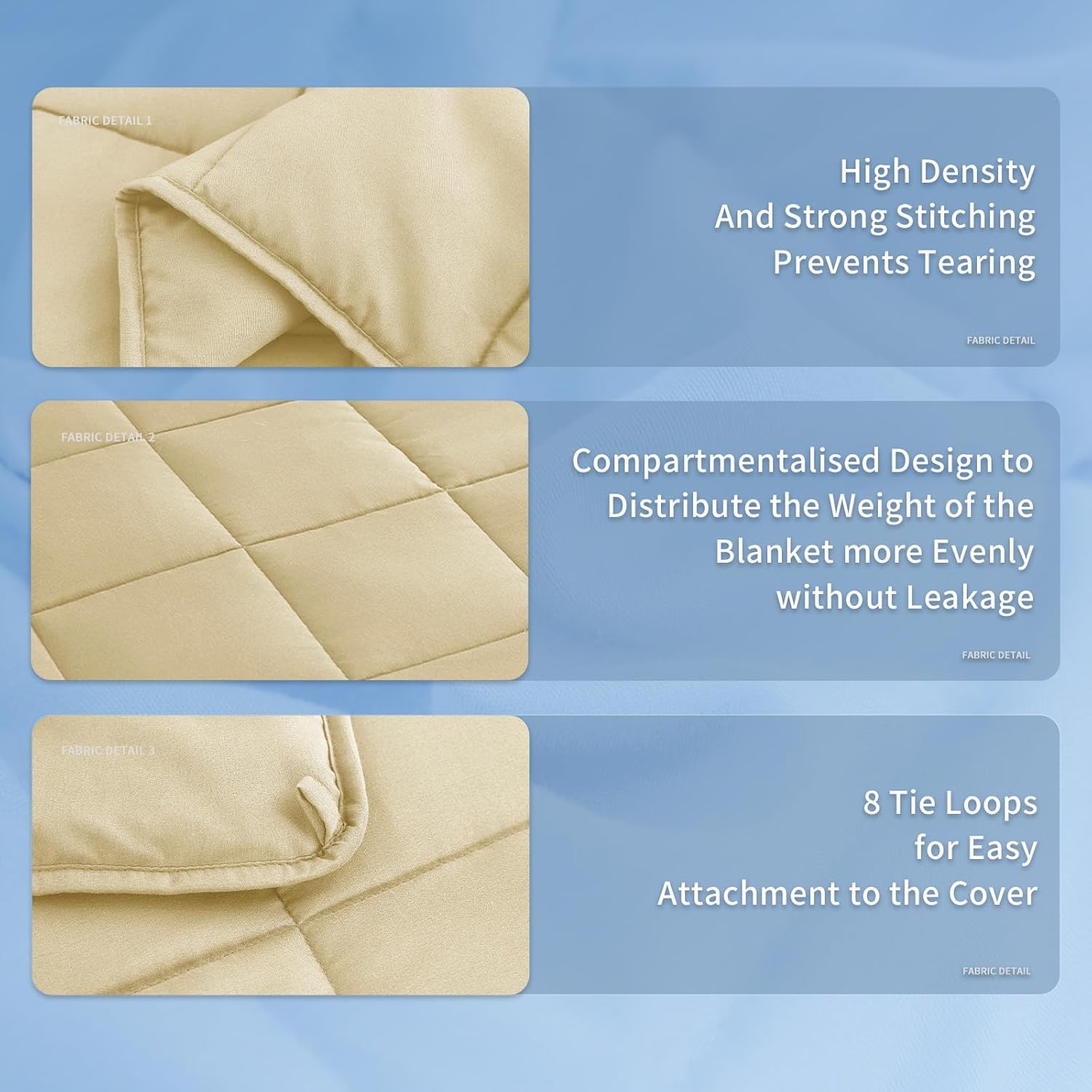 Cooling Microfiber Weighted Blanket for Year-Round Comfort and Relaxation