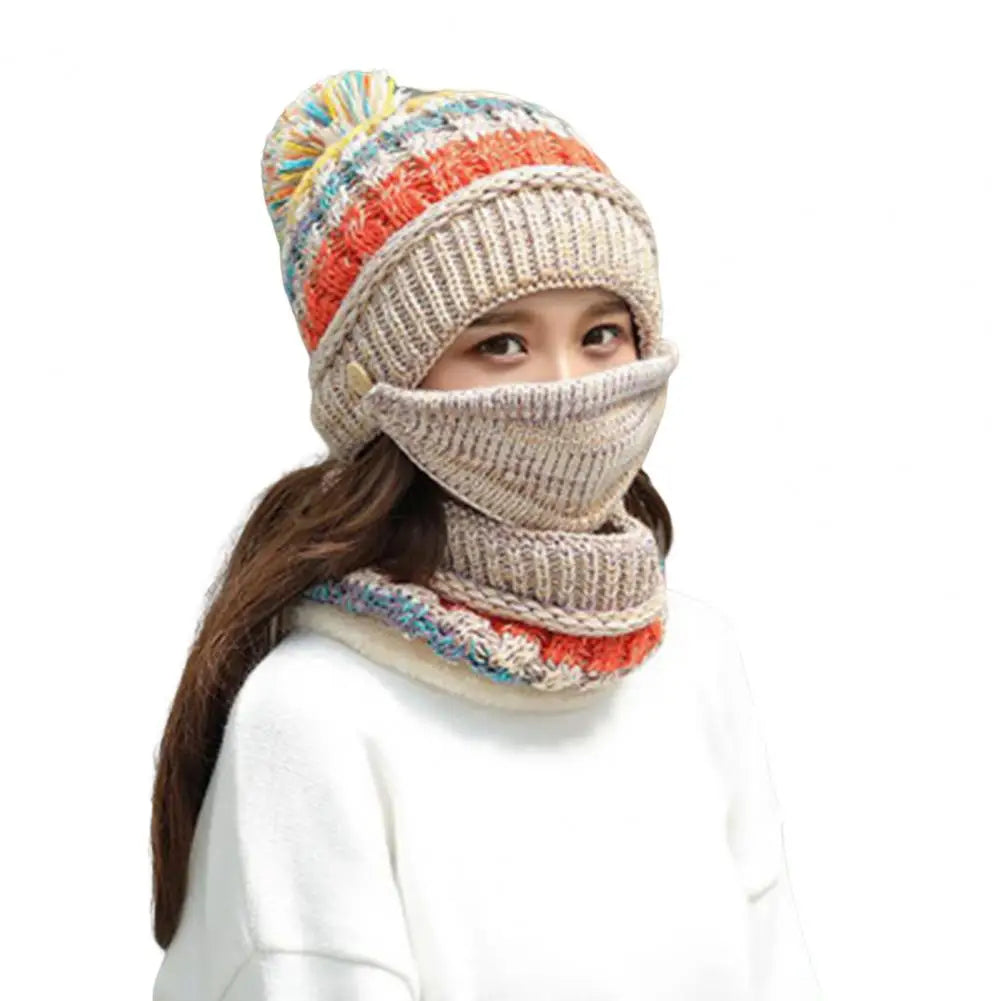 Warmth & Style: Plush Hat and Scarf Duo with Velvet Touch