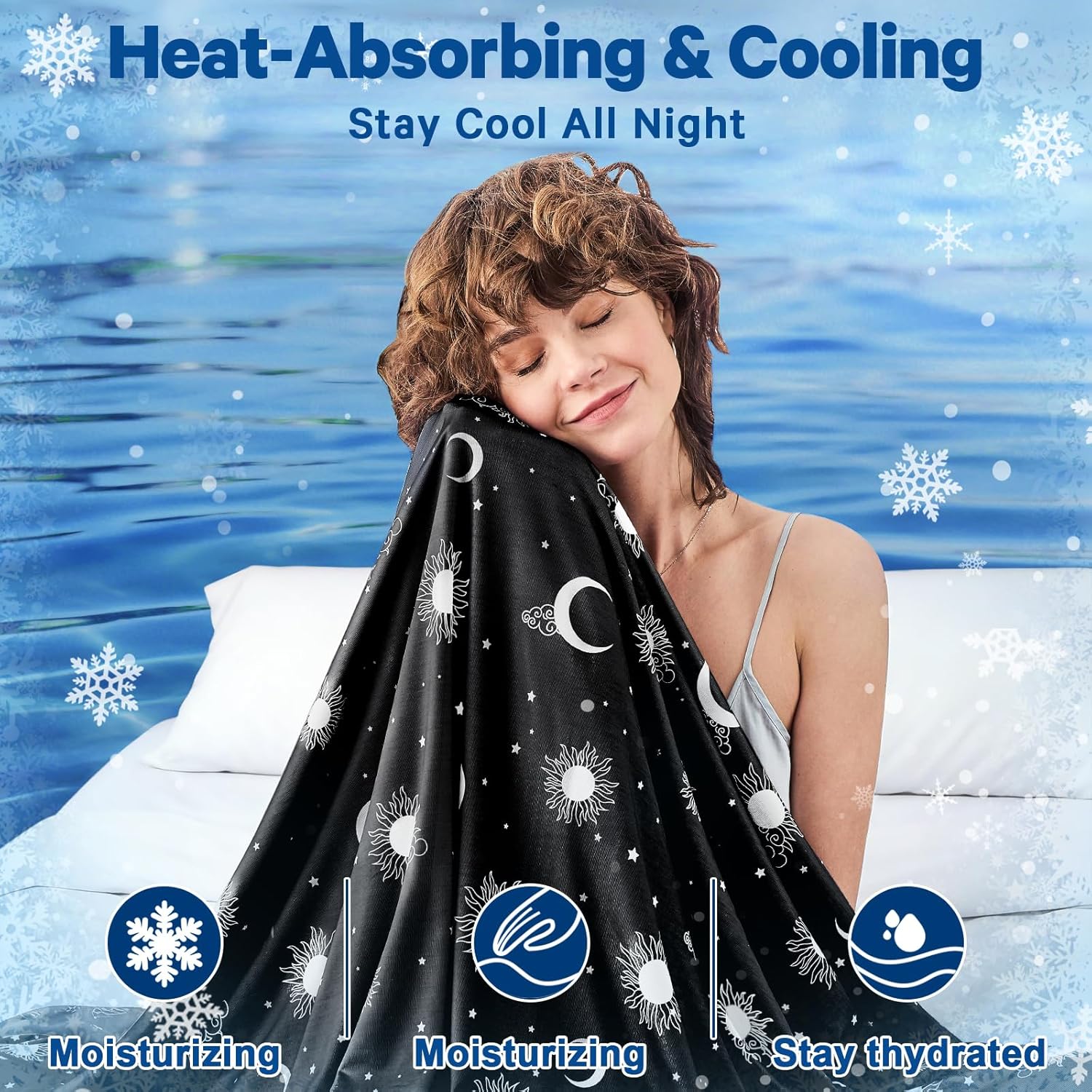 Lightweight Summer Cooling Blanket – Reversible Fabric for Travel and Comfort
