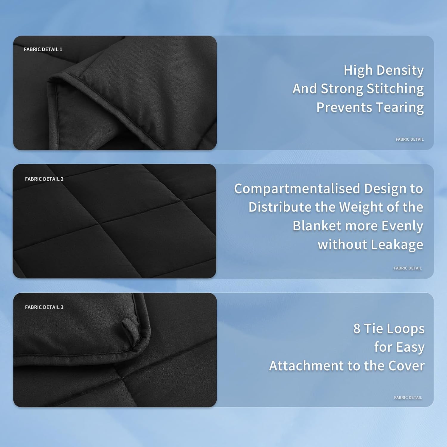 Cooling Microfiber Weighted Blanket for Year-Round Comfort and Relaxation