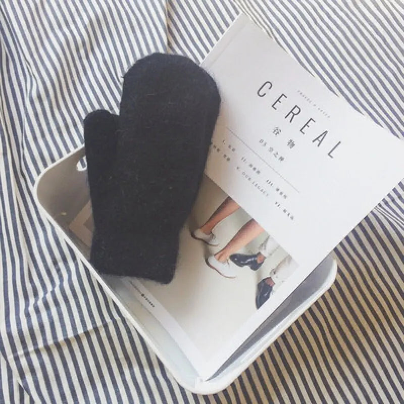 Luxurious Knit Winter Gloves for Women