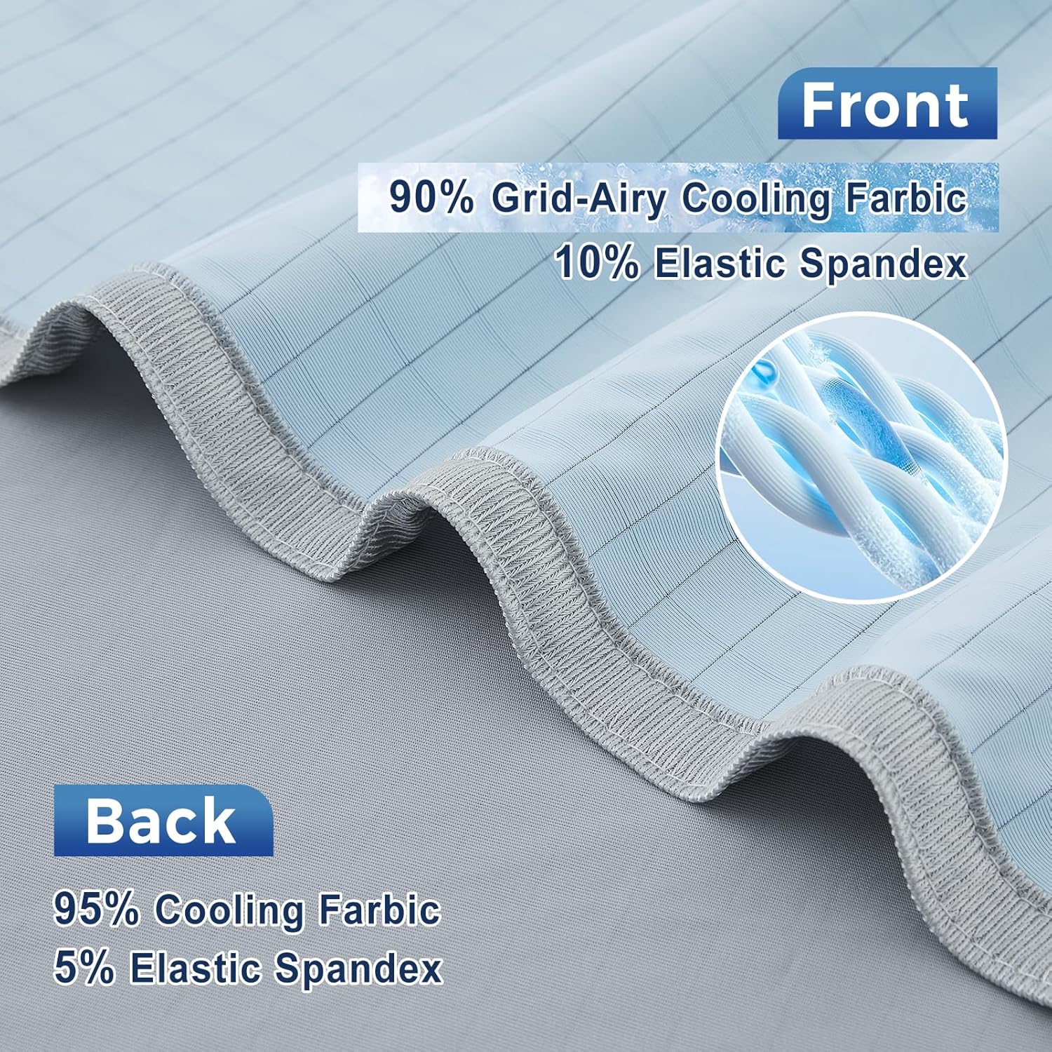 Lightweight Cooling Blanket – Breathable Dual-Sided Throw for Night Sweats