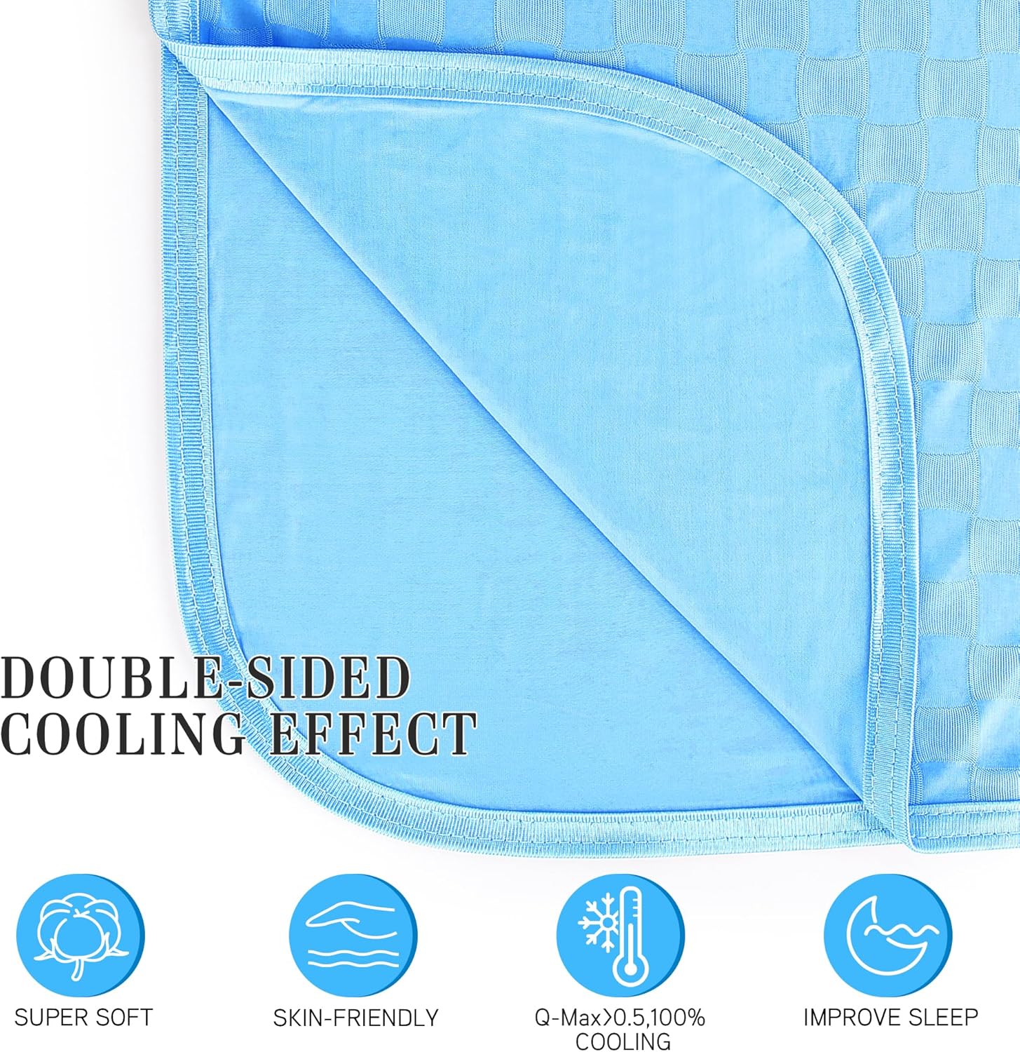 Cooling Summer Blanket - Lightweight & Breathable Double-Sided Chill Effect