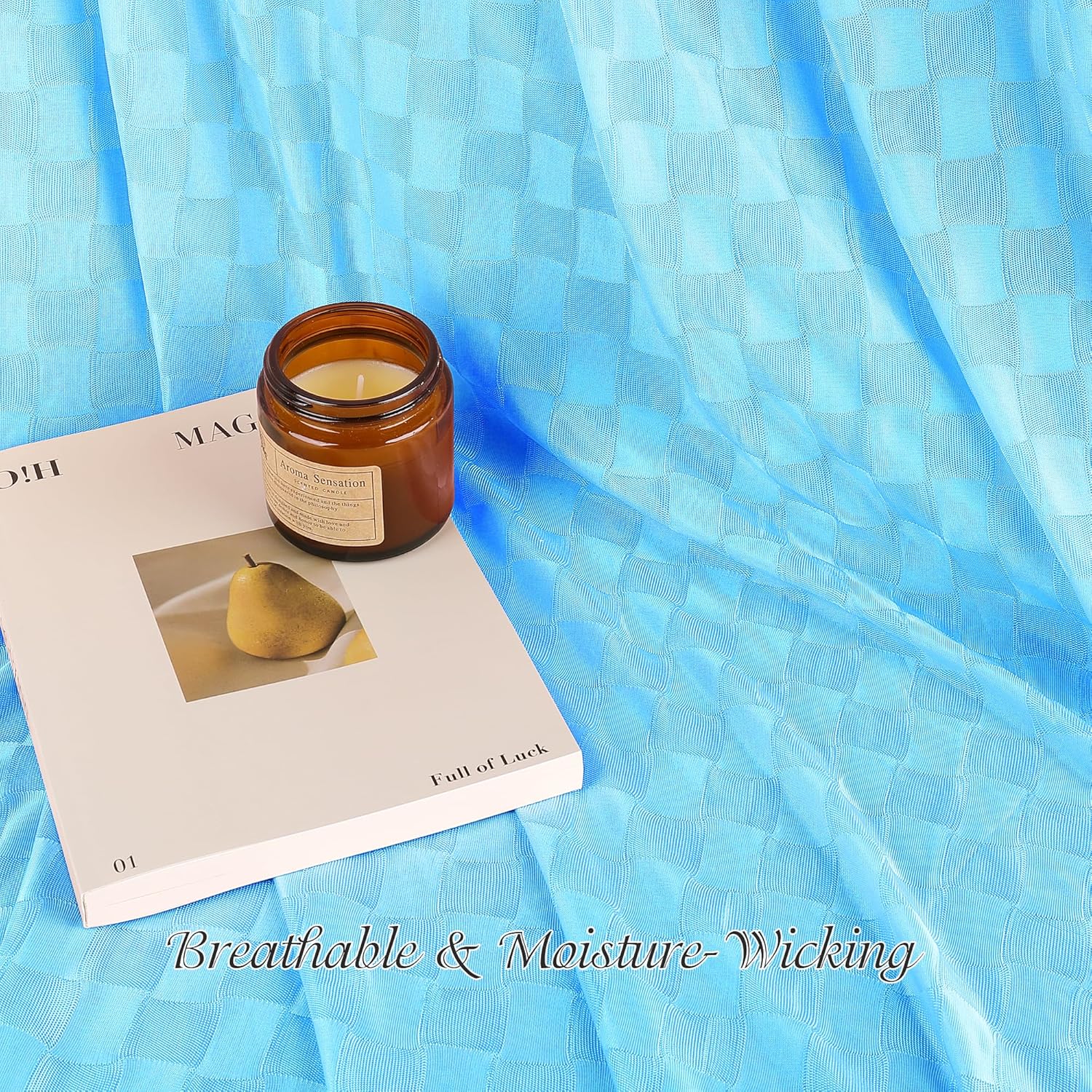 Cooling Summer Blanket - Lightweight & Breathable Double-Sided Chill Effect