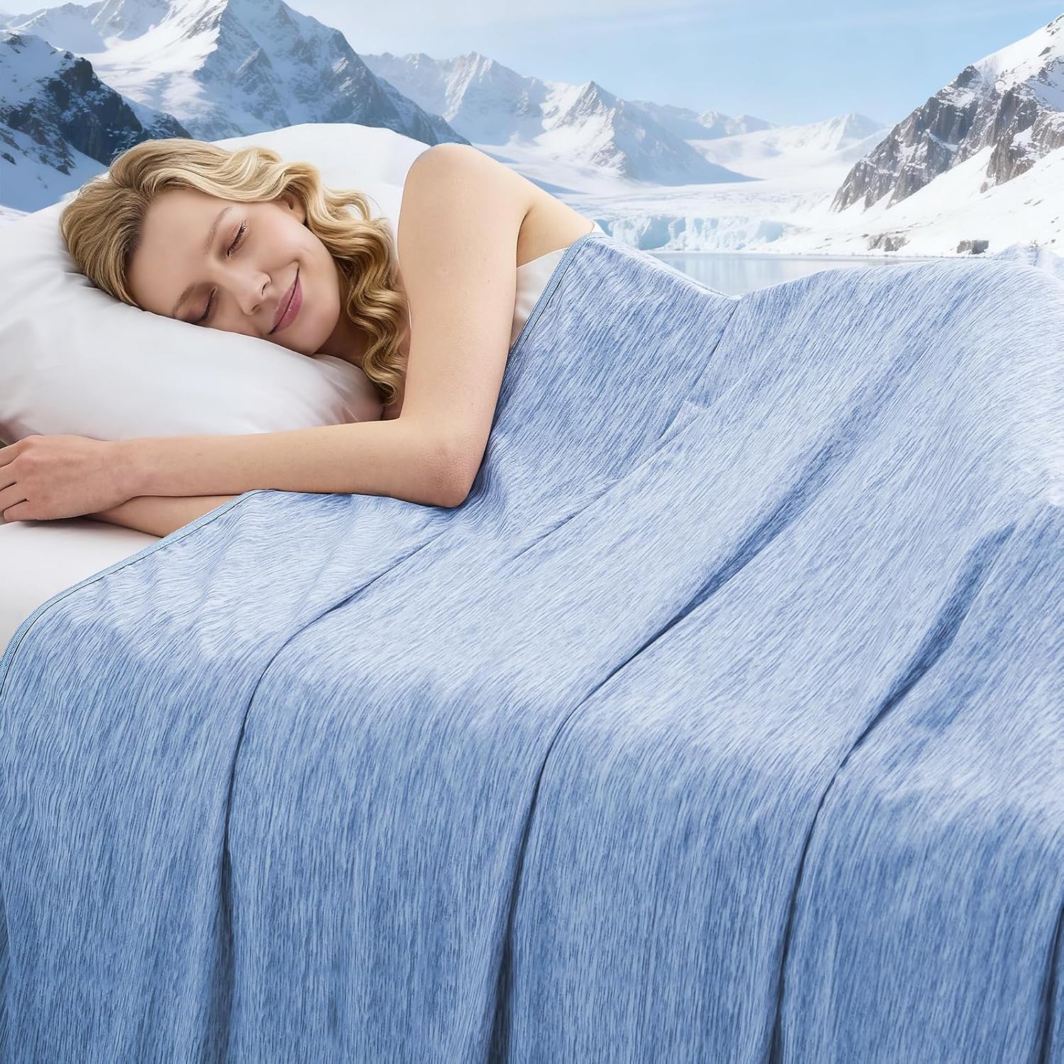 Lightweight Cooling Blanket – Breathable Soft Fabric for Warm Sleepers