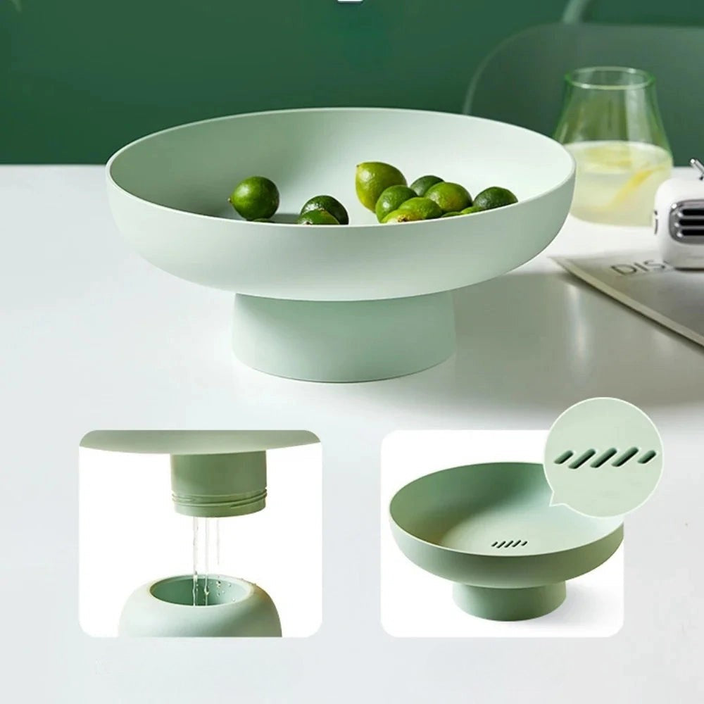 Stylish Elevated Fruit Bowl for Countertops and Tables