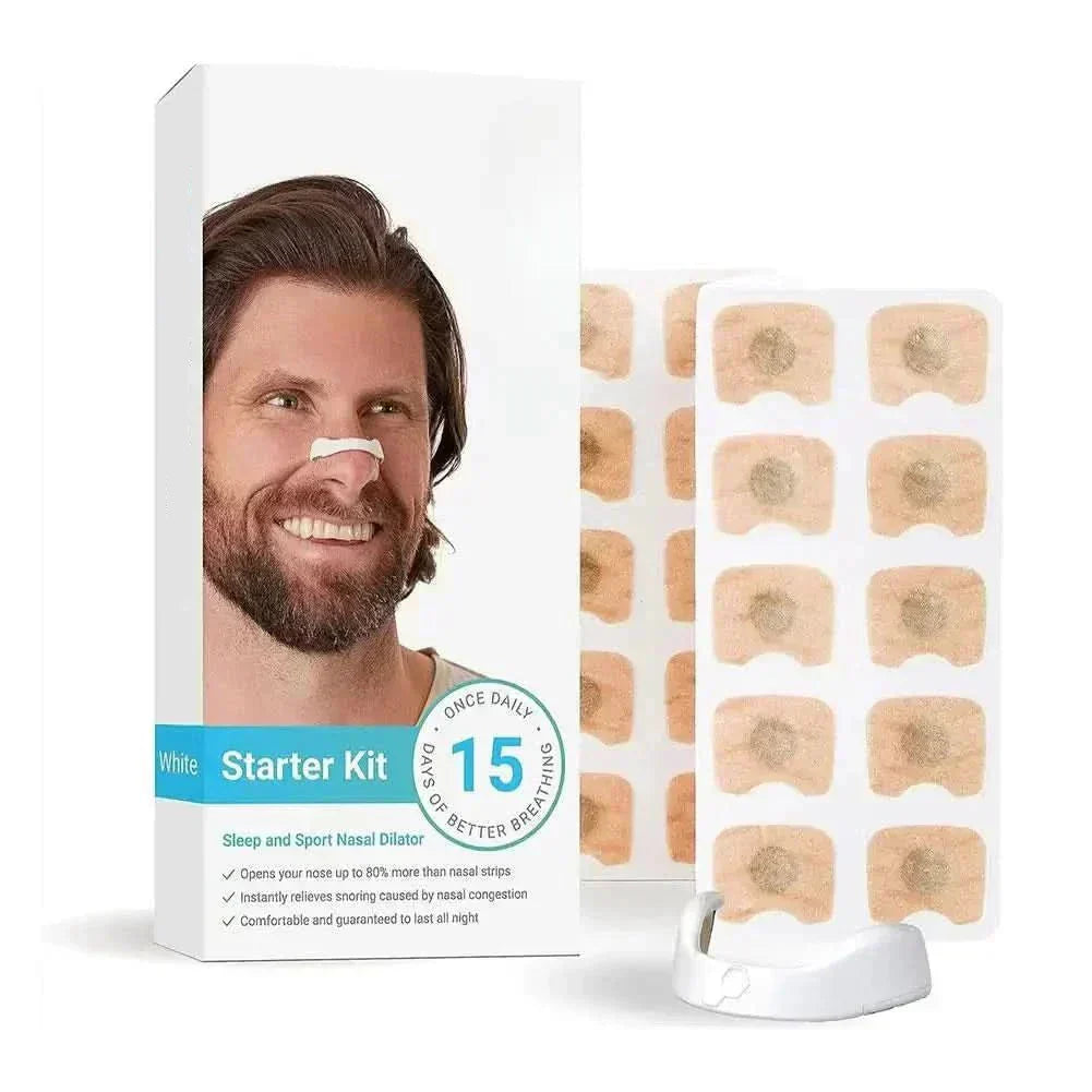 BreatheEasy Magnetic Nasal Strips for Restful Sleep