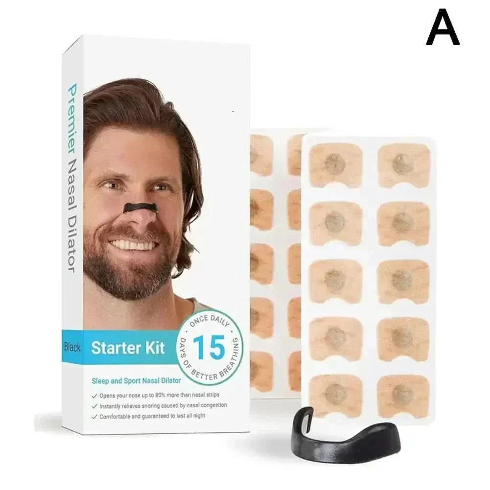 BreatheEasy Magnetic Nasal Strips for Restful Sleep