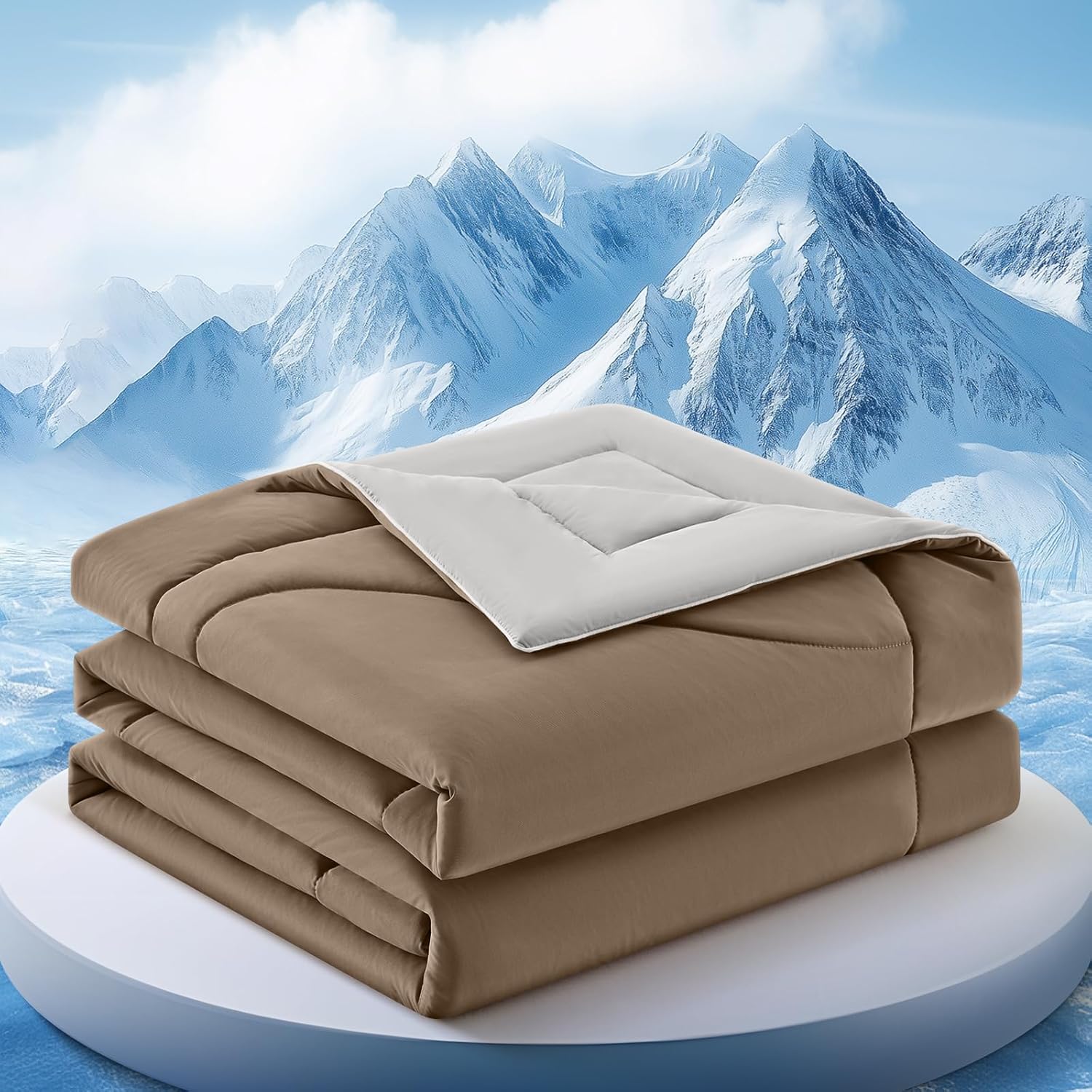 Double-Sided Cooling Blanket for Hot Sleepers | Breathable Ice Fabric