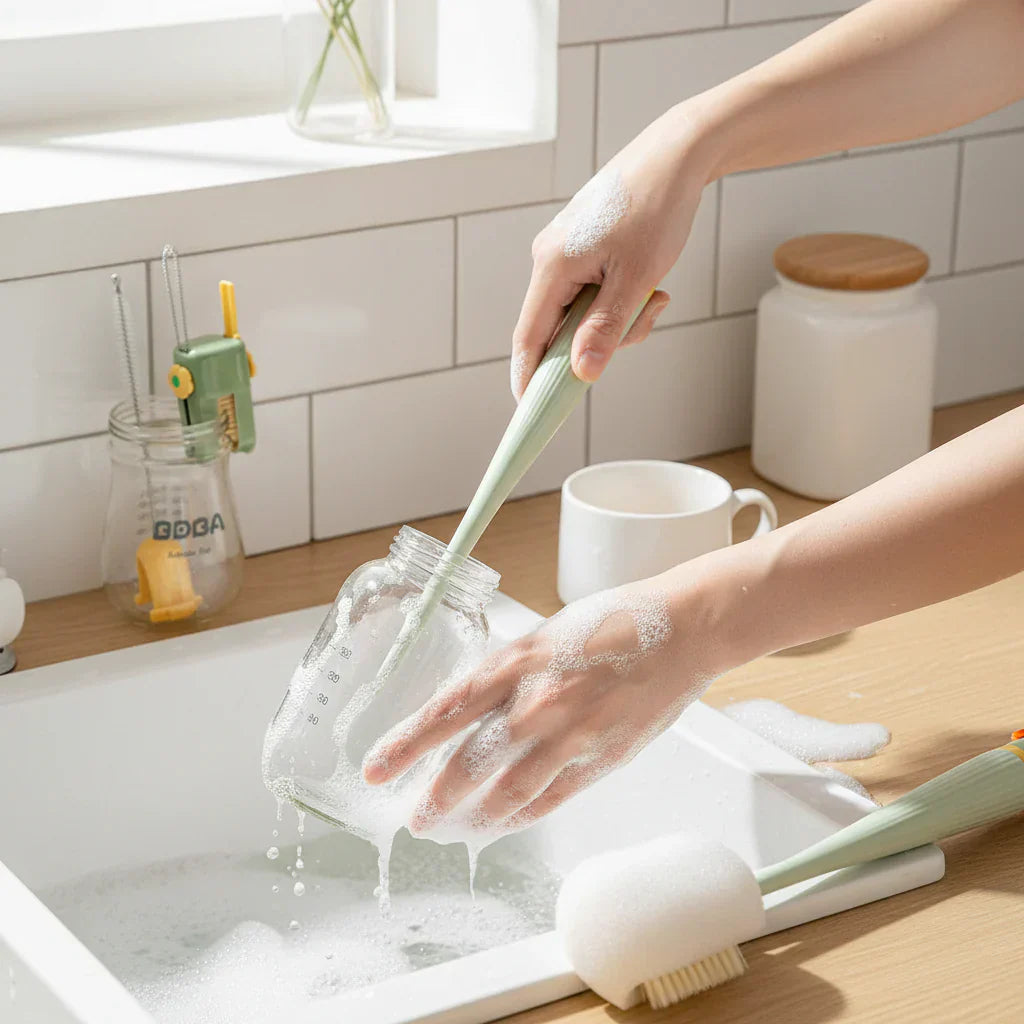 Ultimate 5-in-1 Bottle Cleaning Kit for Effortless Shine