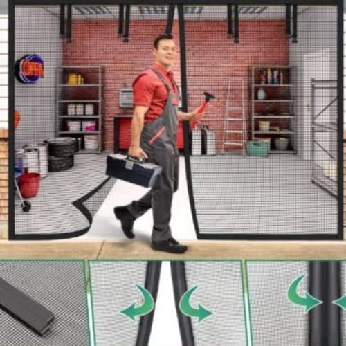 FreshAir Shield Magnetic Screen for Your Garage Space