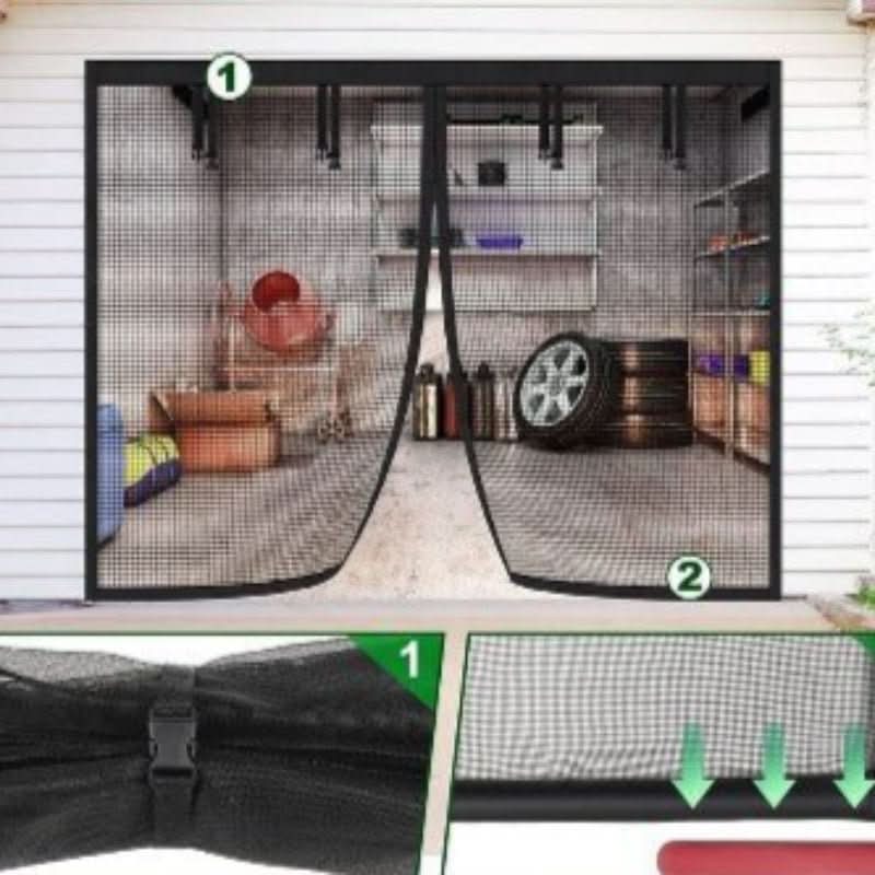 FreshAir Shield Magnetic Screen for Your Garage Space