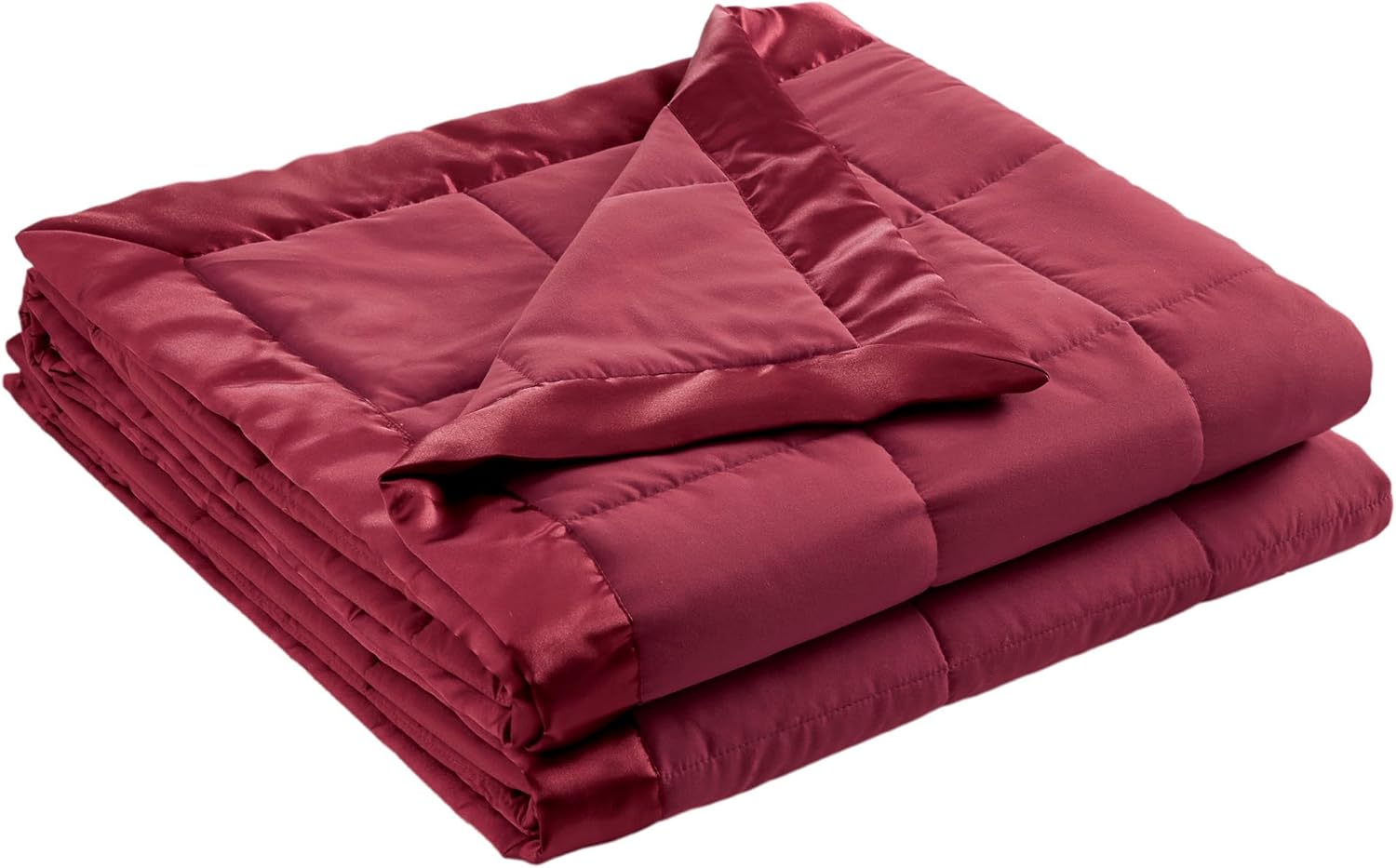 Lightweight Down Alternative Blanket with Moisture-Wicking – All Season Bed Cover with Satin Trim