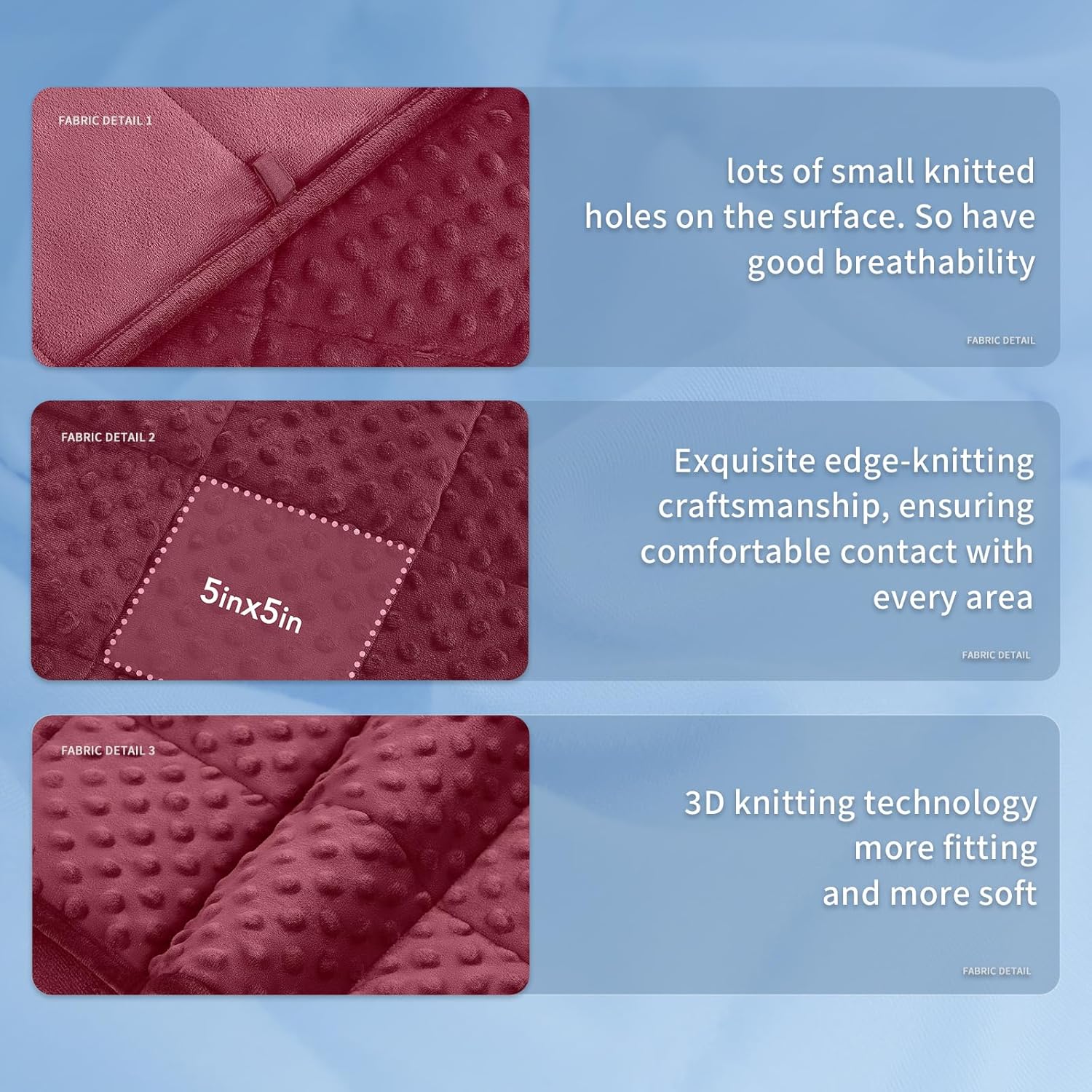 Cooling Microfiber Weighted Blanket with Dots – Soft All-Season Comfort
