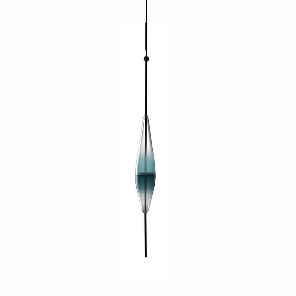 4'' LED 1-Light Color Gradient Eye Protection Mini Style Pendant Light Modern Artistic Glass Metal Mini Geometrical Cone Island Lights-dazuma