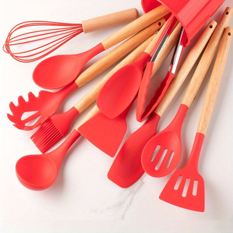 CulinaryCraft – 12-Piece Silicone Cooking Utensil Collection