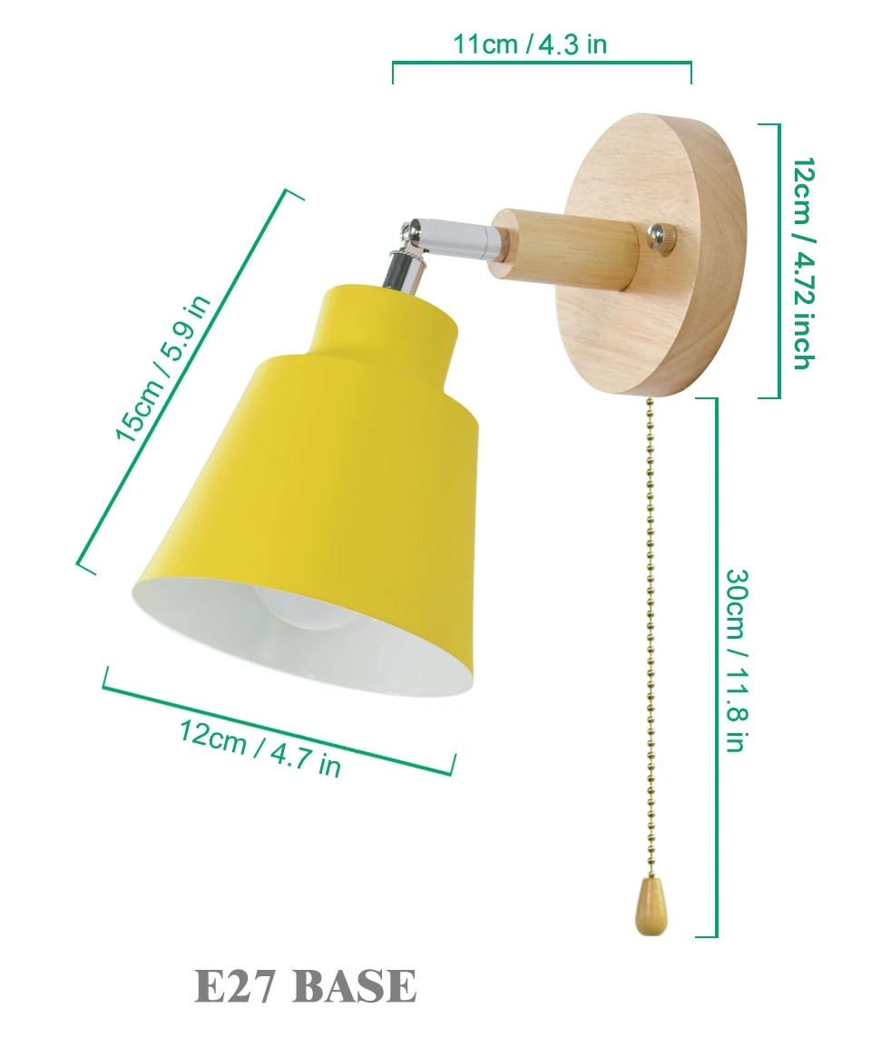 Avenlea — Adjustable Wall Lamp with Pull Chain Switch