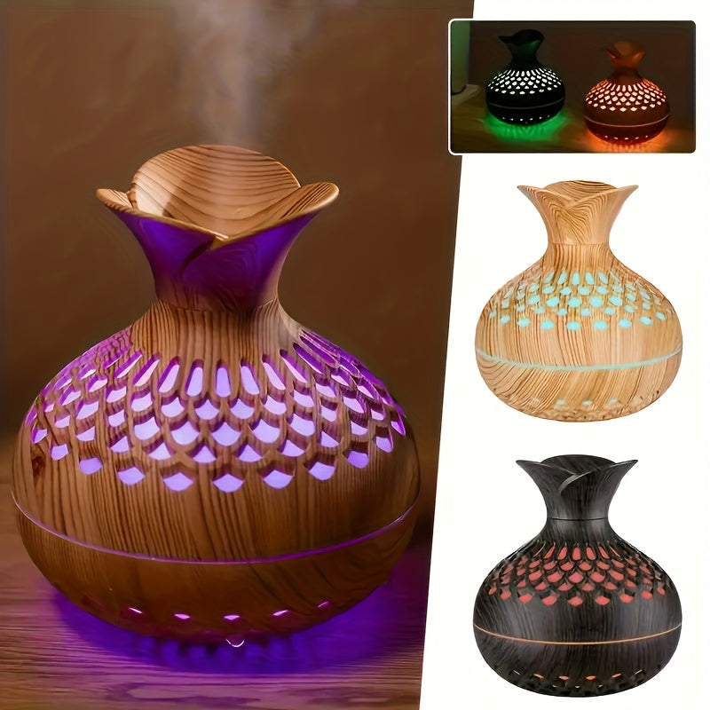 Natural Essence USB Humidifier – Aromatherapy Lamp for Home & Office