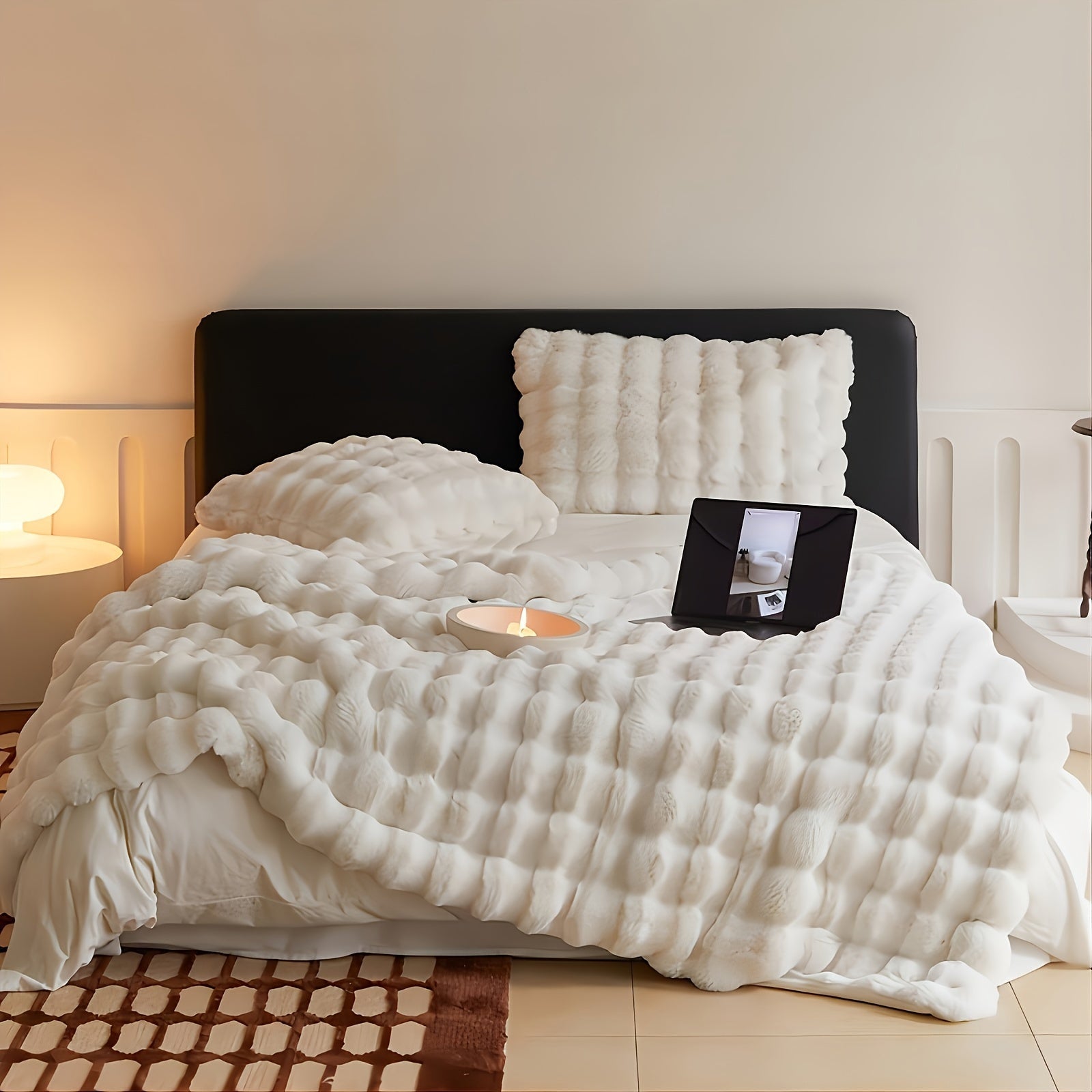 Fleece Blanket | Ultra-Soft Plush | All-Season Comfort | Polyester