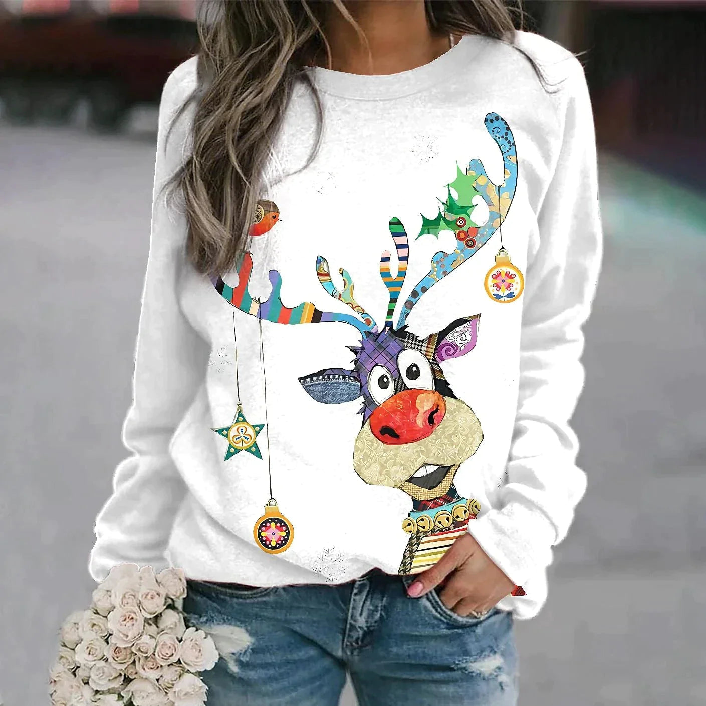 Women’s Christmas Sweater | Elegant Festive Knit Design | 100% Durable Fabric | Comfortable Fit