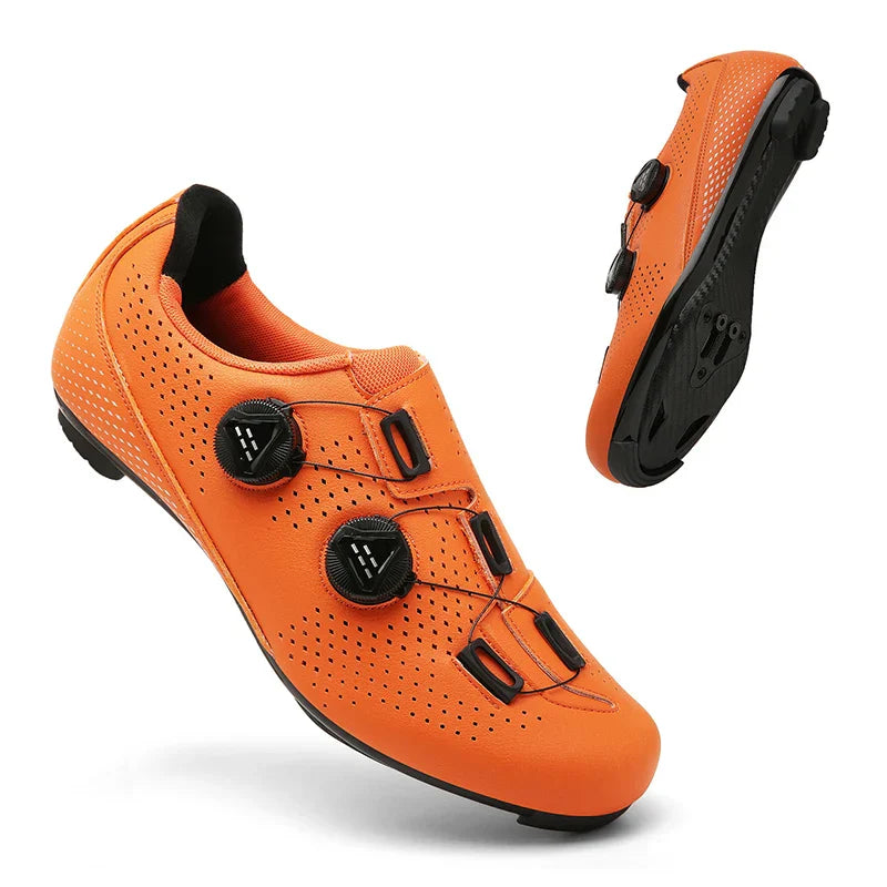 Cycling Shoes for MTB and Road | Dual-Dial Closure & Perforated Upper | Clipless Pedal Compatible | Durable Comfort