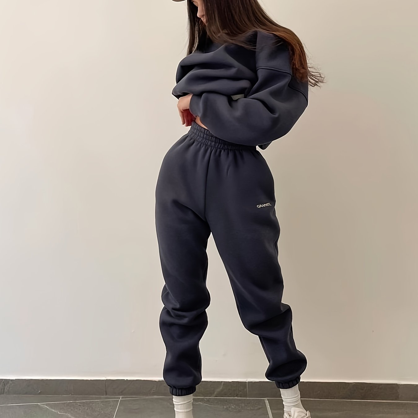 Women's Tracksuit Set | Stretchy Fit | All-Season Comfort | Polyester