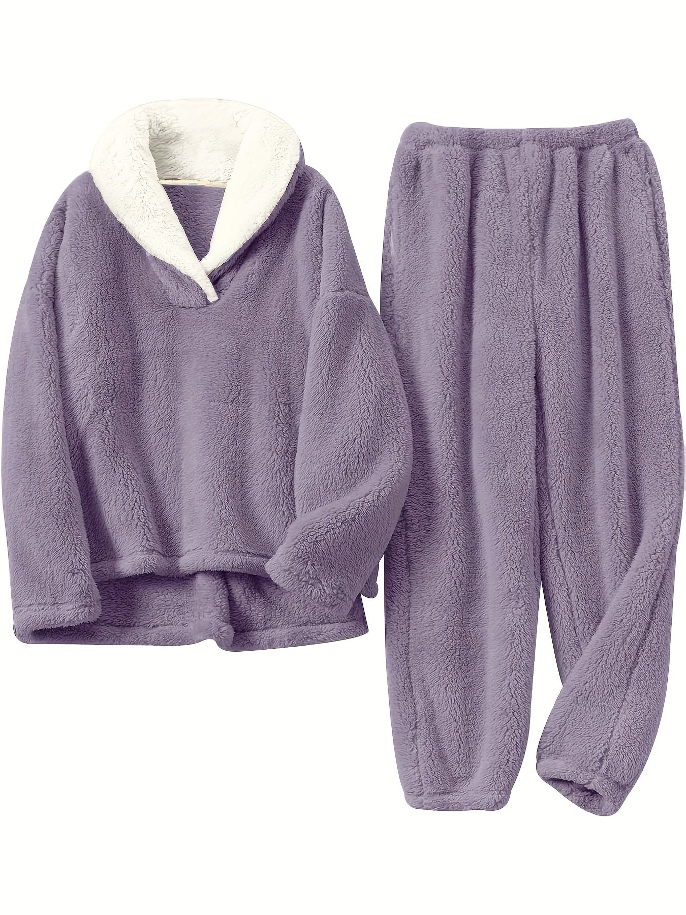 Thermal Pajama Set | Soft & Warm | Cozy Fall Winter Comfort | Polyester