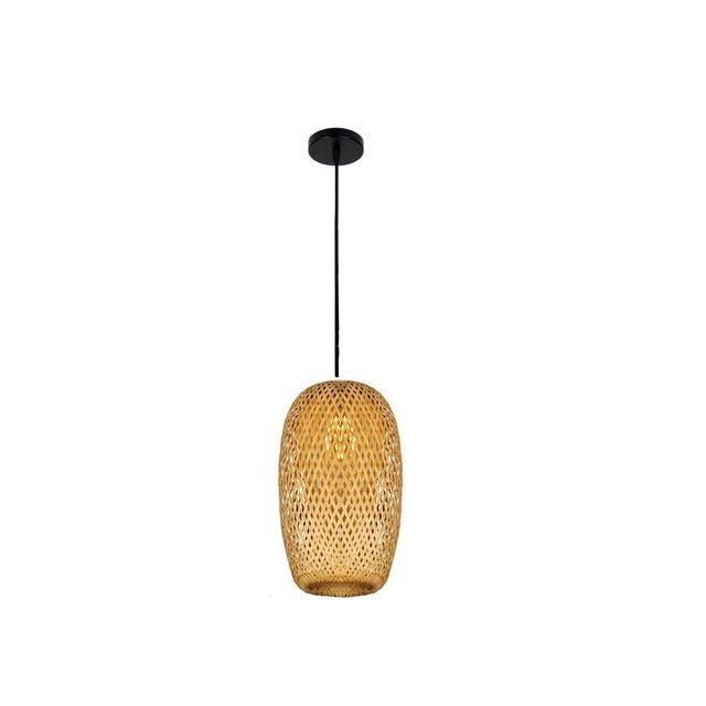 Lumiara — Handmade Bamboo Pendant Light with Retro Style