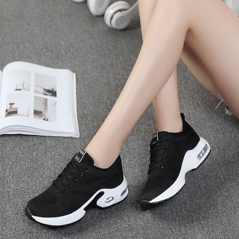 Women’s Orthopedic Sneakers | Breathable Knit Mesh with Visible Heel Air Cushion | Durable Flexible Outsole | Comfortable Fit for All-Day Wear