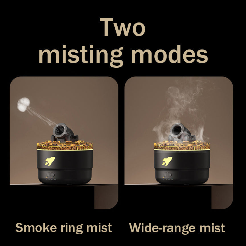 Cordless Aroma Diffuser | Flame-Effect LED | Portable Relaxation Device | Plastic