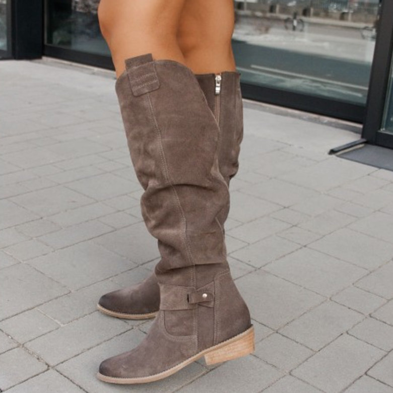 Women’s Knee-High Boots | Mid-Heel & Cushioning Insole | Premium Material & Non-Slip Sole | Comfortable Fit