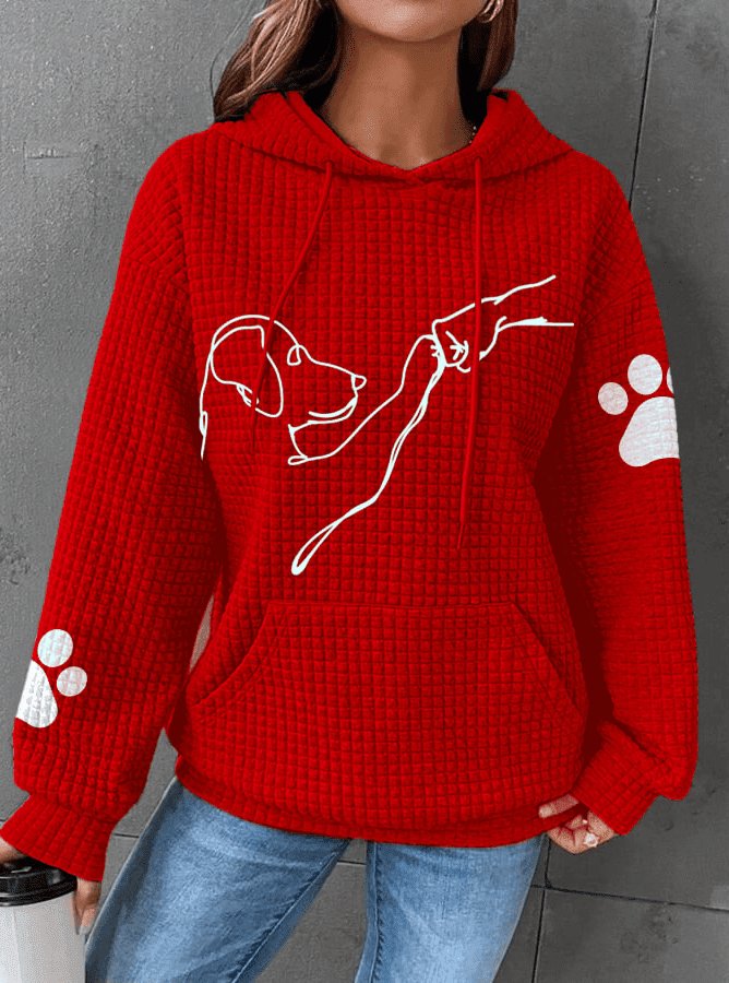 Women’s Hoodie | Quilted Fleece with Kangaroo Pocket & Adjustable Hood | Soft, Warm & Comfortable Fit