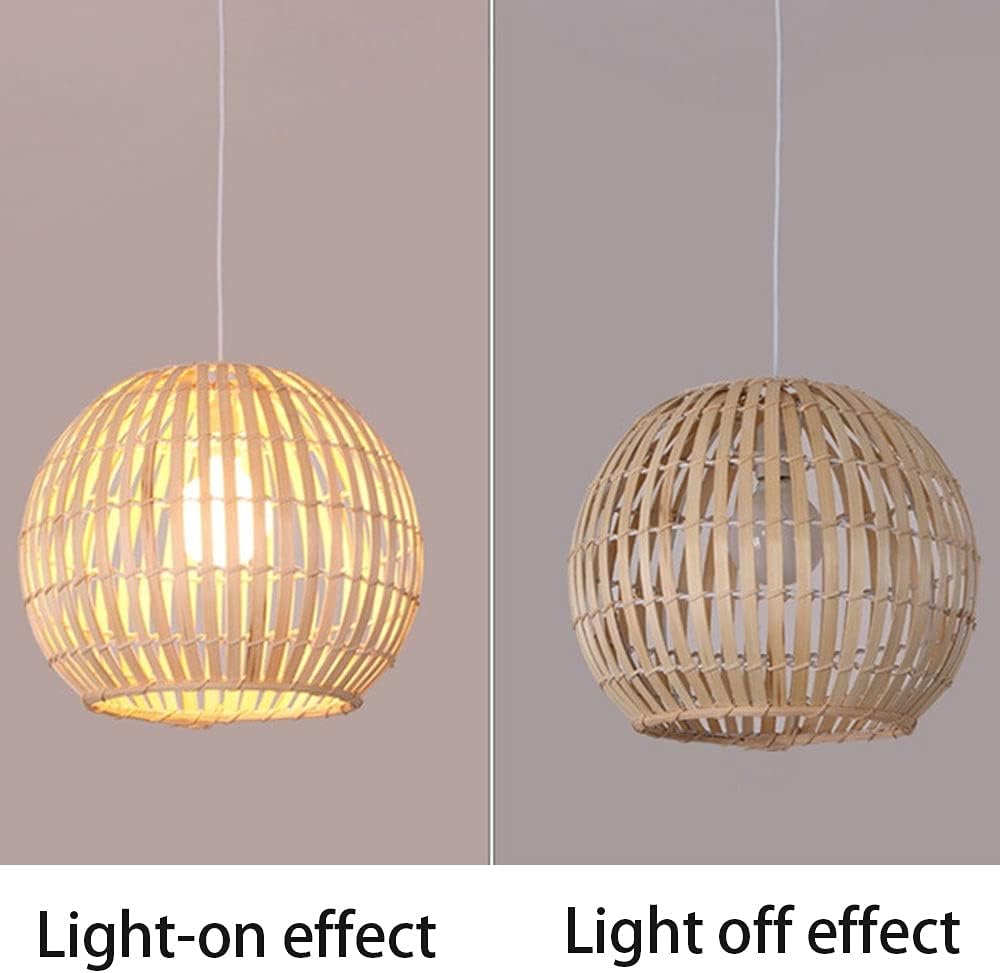 Lumora — Handwoven Bamboo Pendant Light with Adjustable Cord