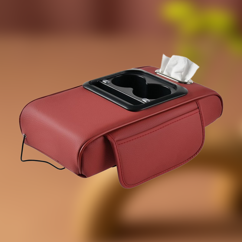 Center Console Armrest with USB Port – Storage and Cup Holder