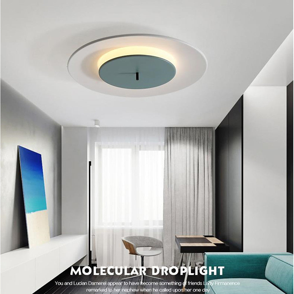2 Circles Modern Taavita Flush Mount Ceiling Lights Hanging Light