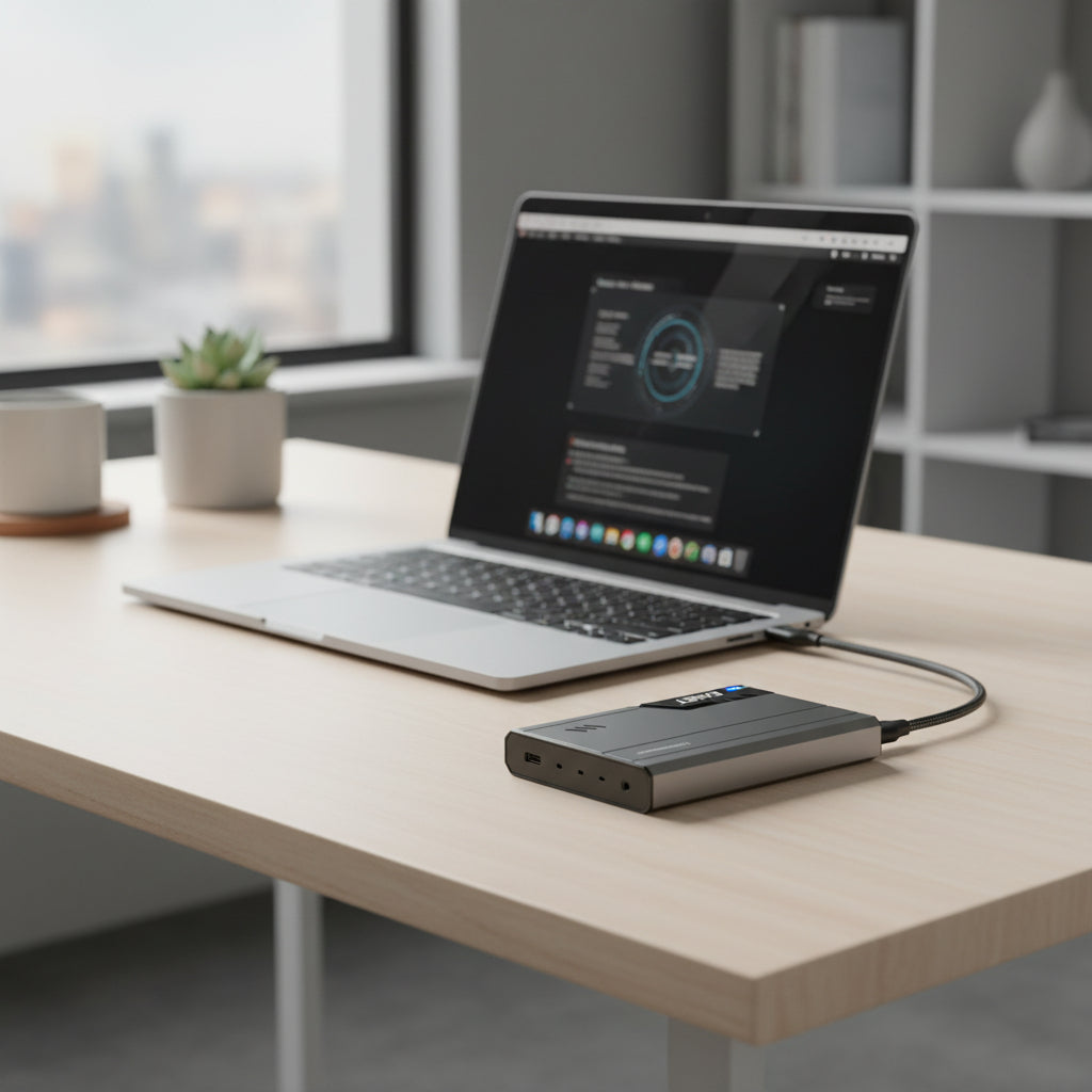 Ultra-Slim Portable SSD for Effortless PC Storage