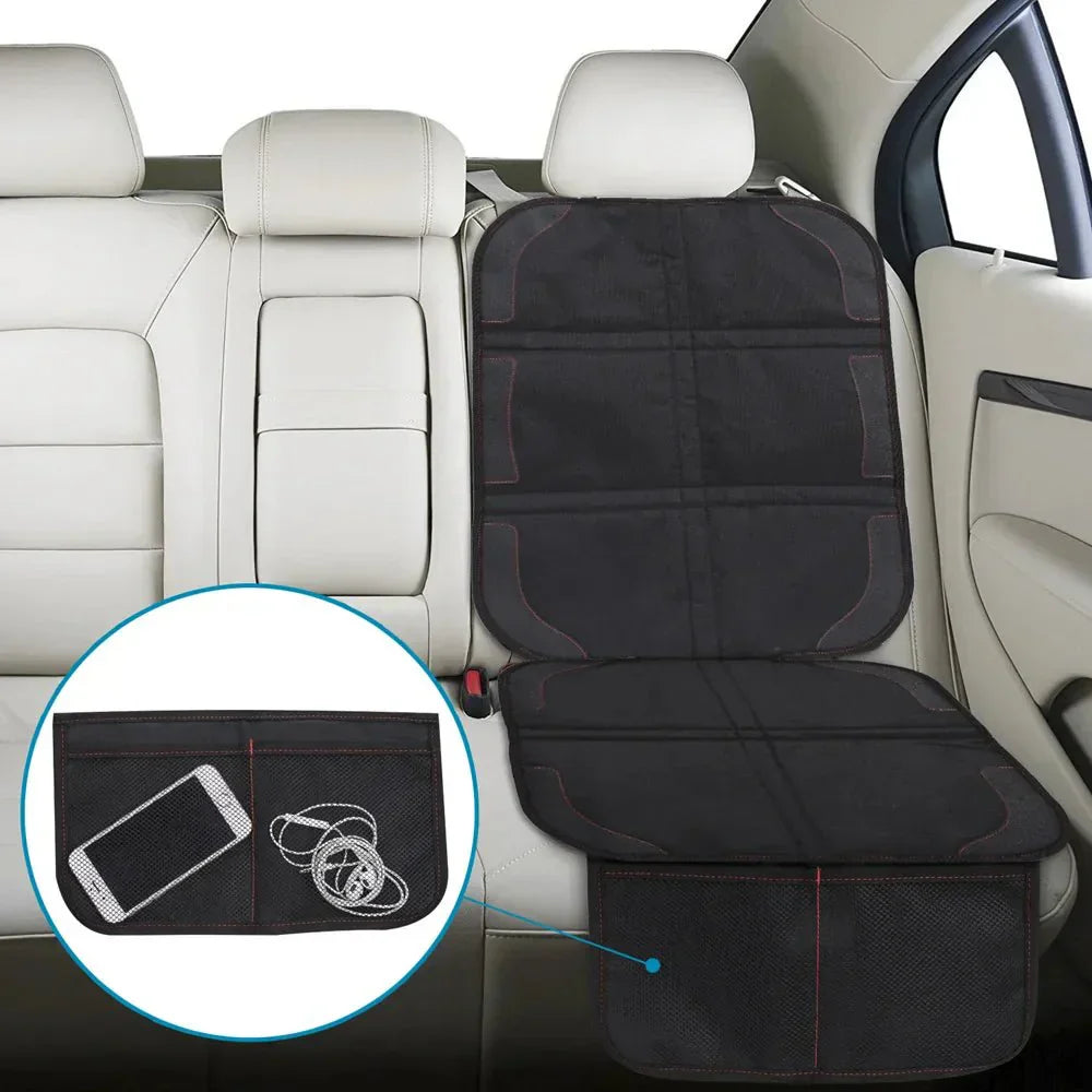 Smart Car Seat Protector with Non-Slip Design and Storage Options