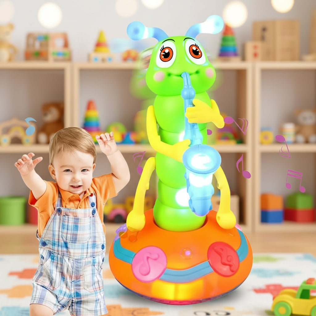 Musical Motion Caterpillar Toy for Babies and Toddlers